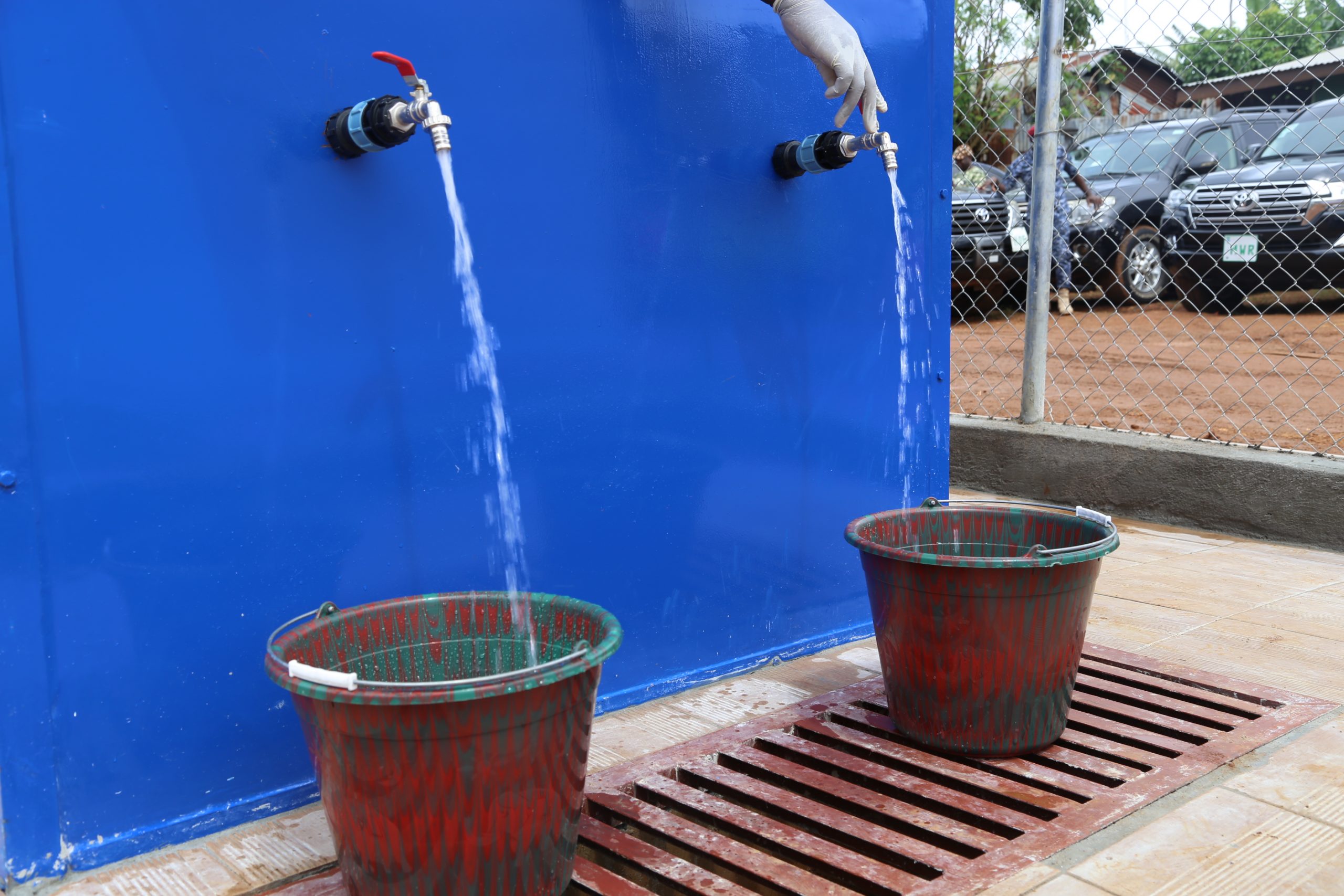 Water kiosks in Freetown, Sierra Leone