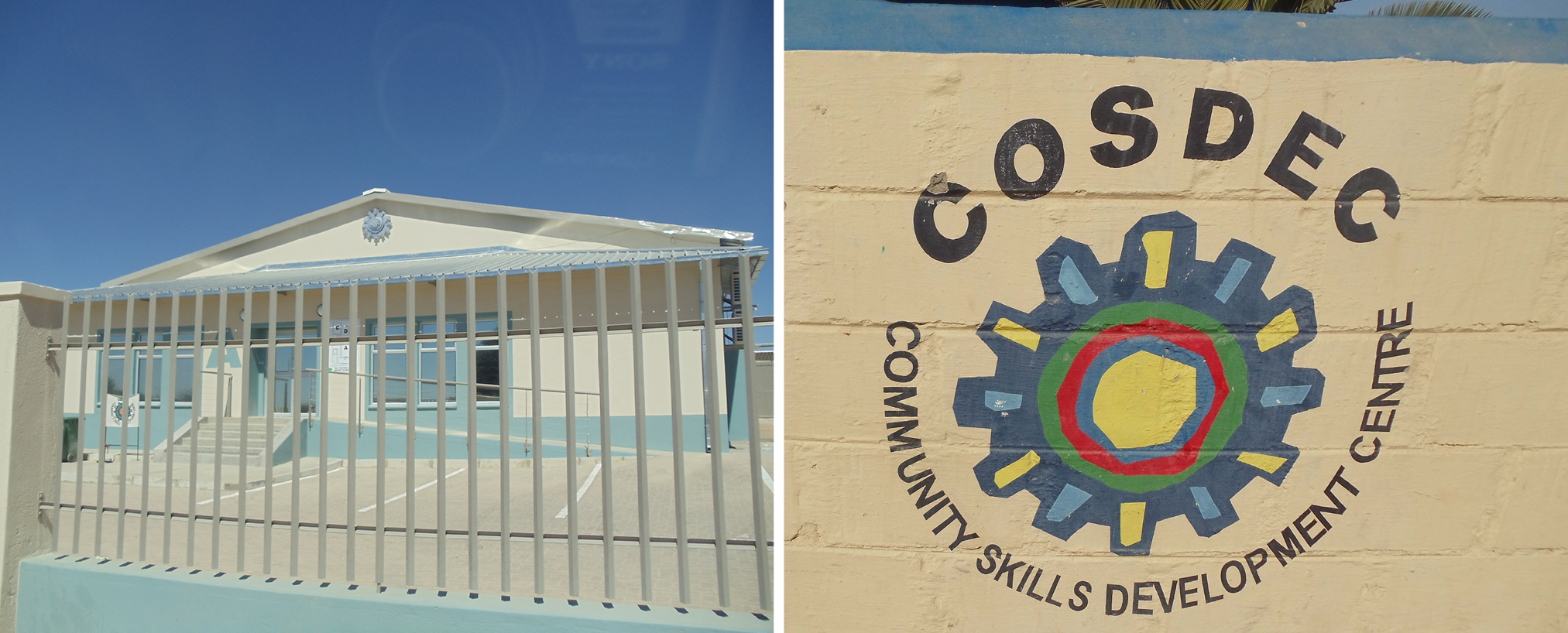 building and signage for COSDEC
