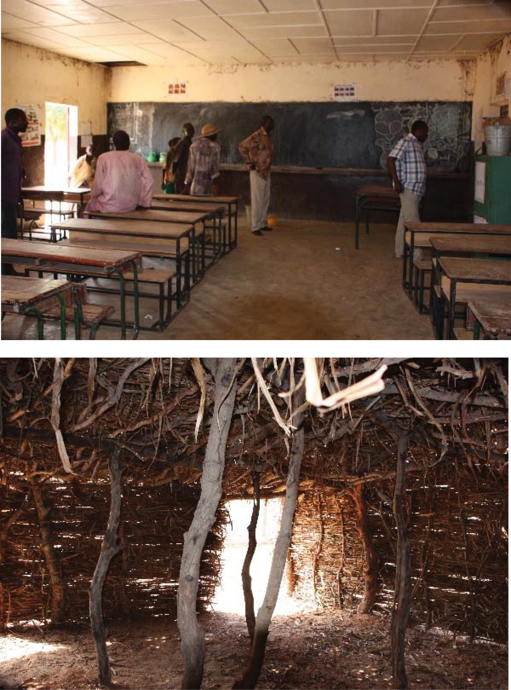 control classrooms constructed of natural materials and treatment classrooms were constructed with higher quality building standards