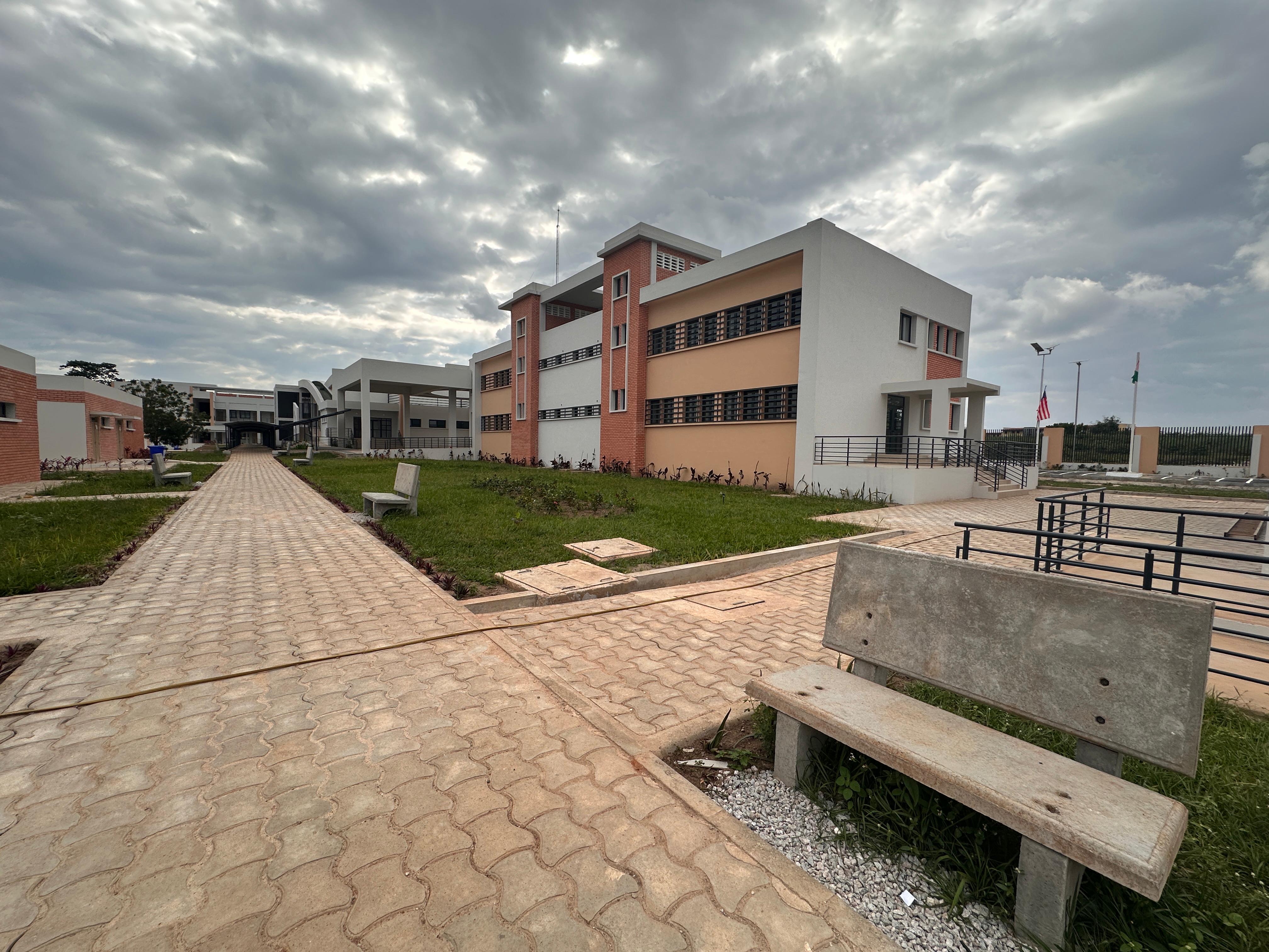 teacher-training school in Bouak outside view