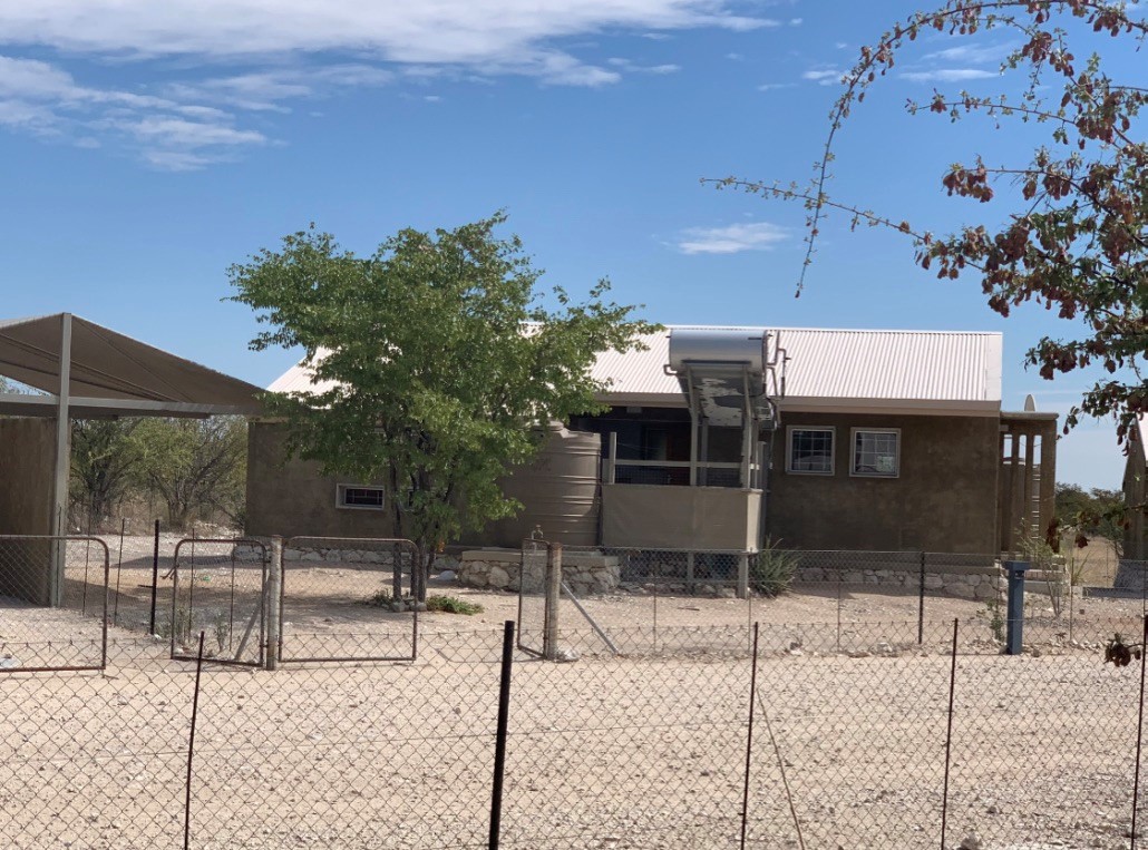 housing structures at Etosha