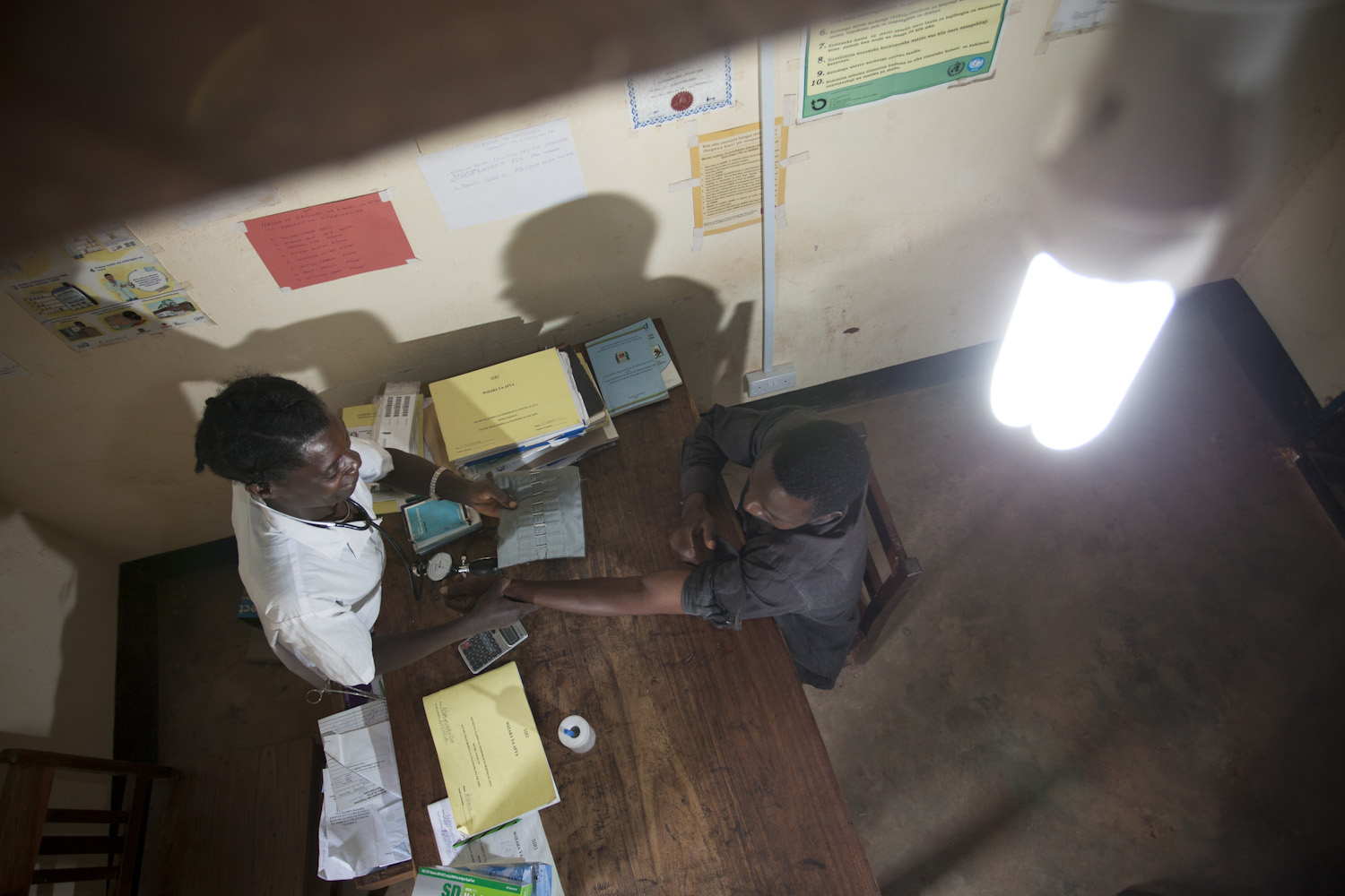 Clinic with electricity