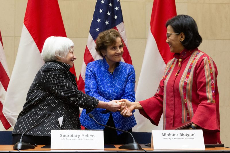 On April 13, 2023, U.S. Secretary of the Treasury Janet Yellen and Indonesian Minister of Finance Sri Mulyani Indrawati signed the $649 million Indonesia Infrastructure and Finance Compact – a five-year grant between MCC and the Government of Indonesia.