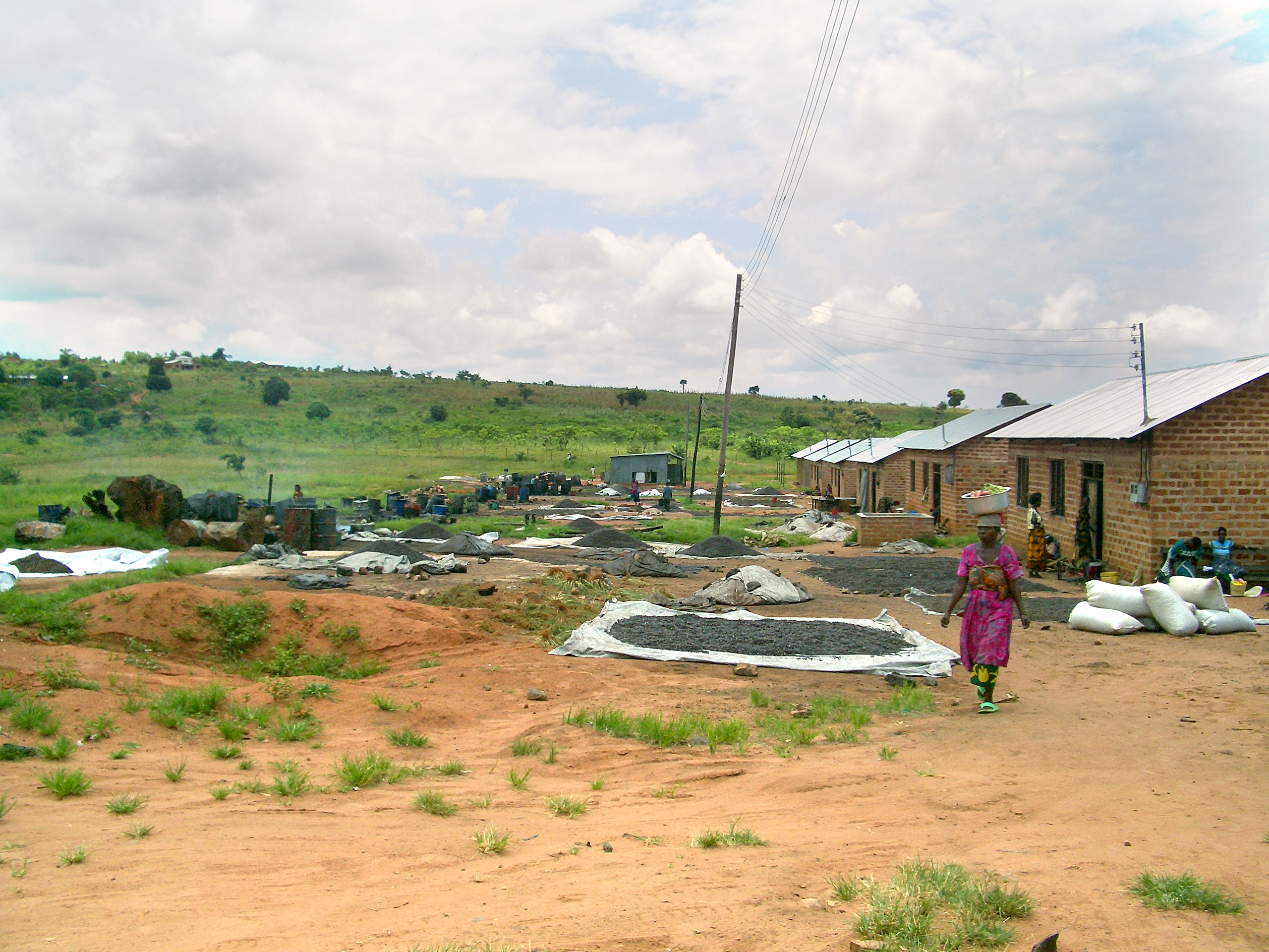 rural power lines in Tanzania