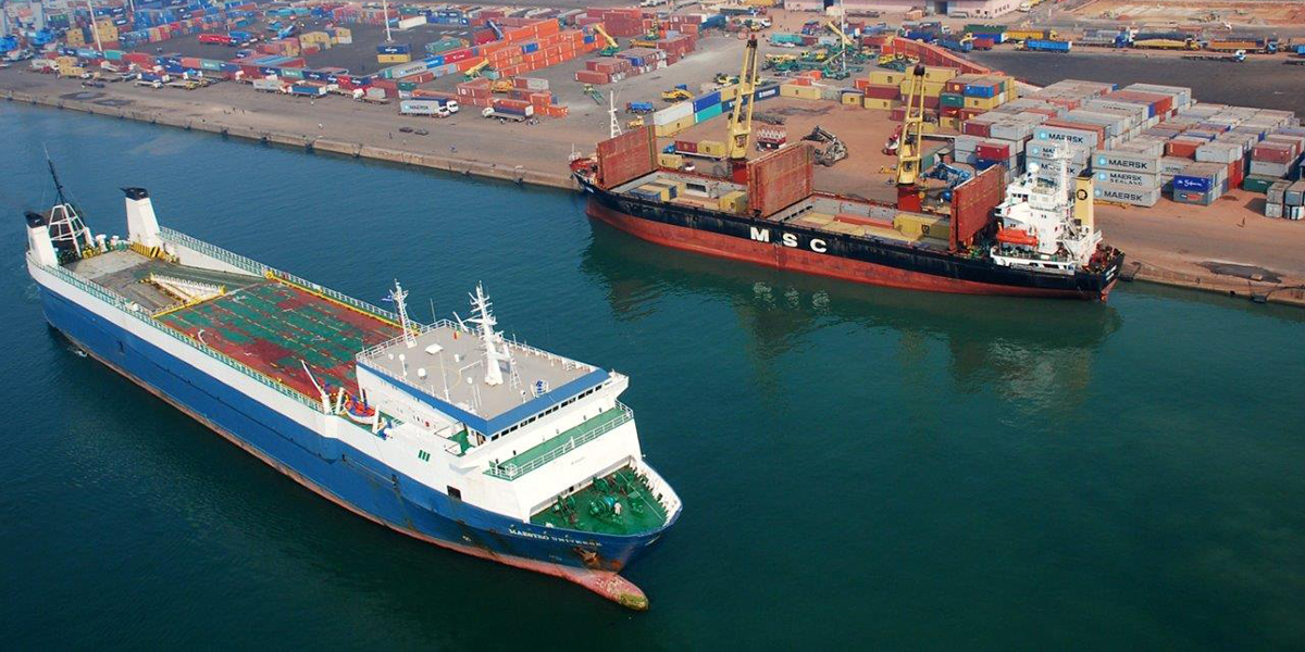 Port of Cotonou in Benin