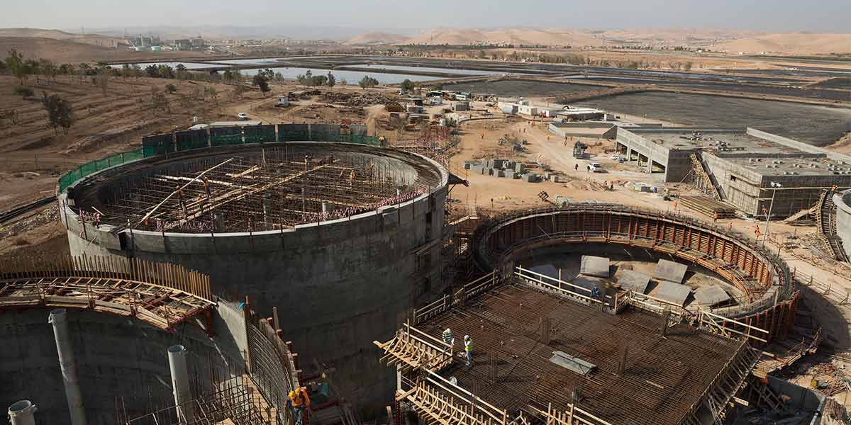 Photo: In Jordan, MCC supported the expansion of the As-Samra Wastewater Treatment Plant (pictured) with a public-private partnership. 